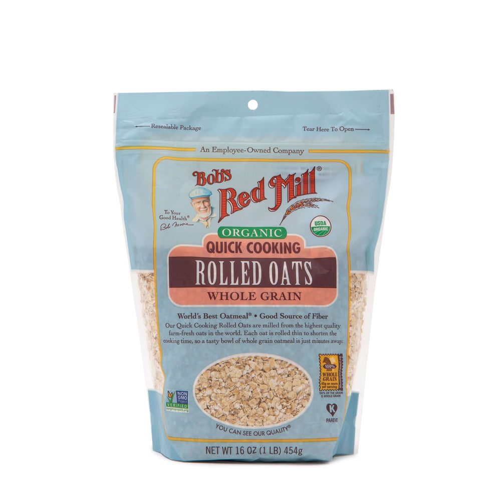 
                  
                    Bob's Red Mill Organic Quick Cooking Rolled Oats 454gr
                  
                