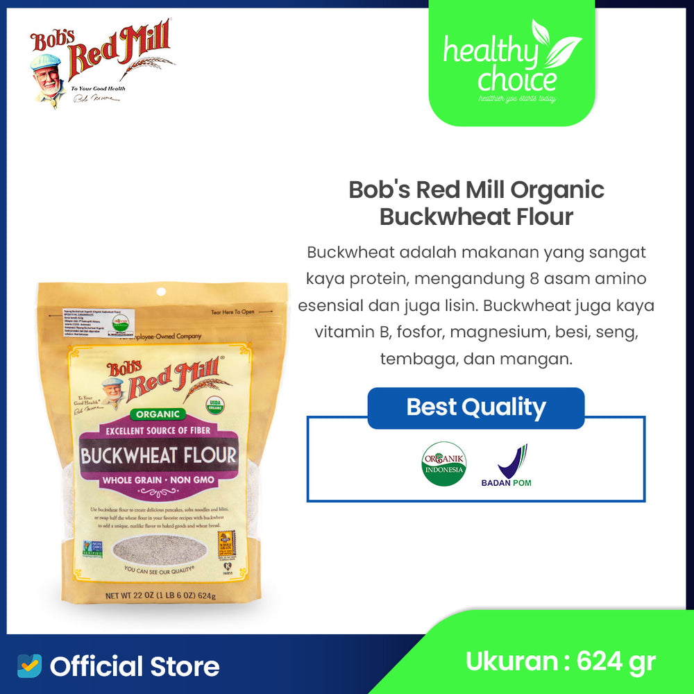 Bob's Red Mill Organic Buckwheat Flour 624 gr