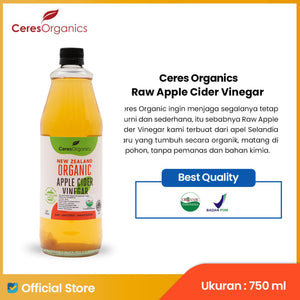 
                  
                    Ceres Organics Raw Apple Cider Vinegar 750ml
                  
                