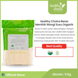 
                  
                    Healthy Choice Beras Menthik Wangi Susu Organik 5kg
                  
                