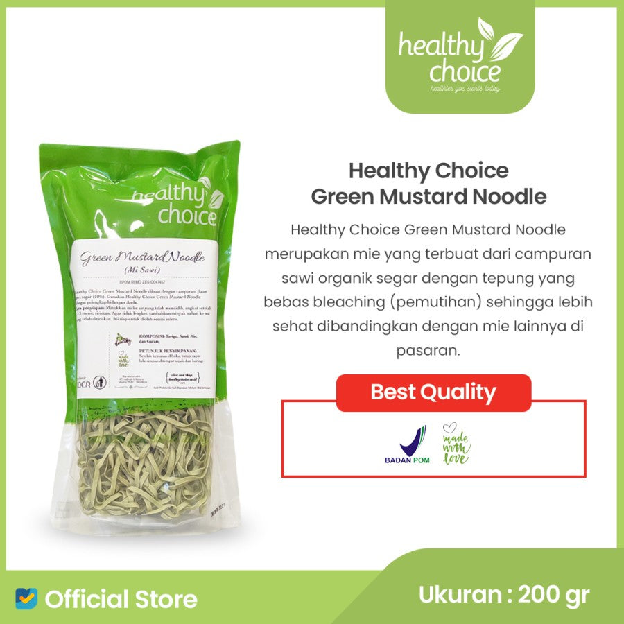 Healthy Choice Mie Sawi Hijau 200gr Healthy Choice ID