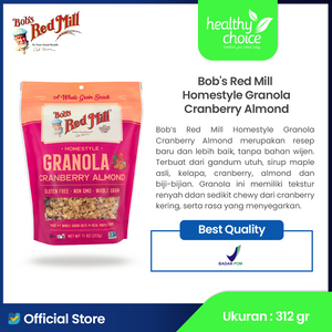 
                  
                    Bob's Red Mill Homestyle Granola Cranberry Almond 312gr
                  
                