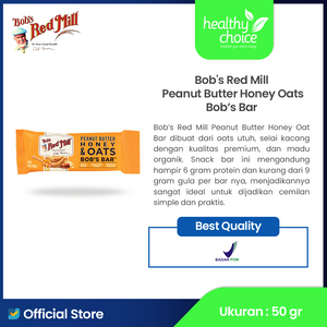 
                  
                    Bob's Red Mill Gluten Free Peanut Butter Honey & Oats Bar 50g
                  
                