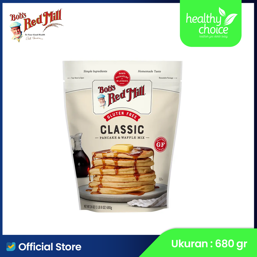 
                  
                    Bob's Red Mill Campuran Pancake Bebas Gluten 680gr
                  
                