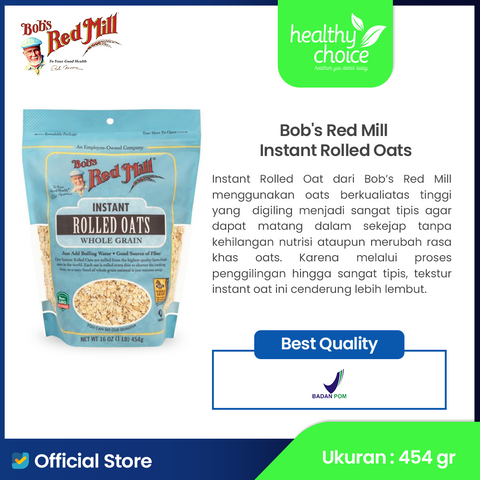 Bob's Red Mill Instant Rolled Oats 454 gr