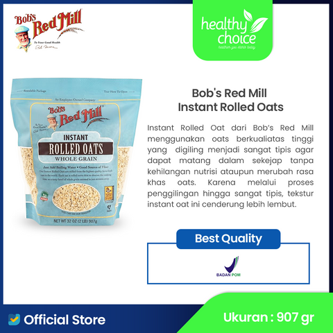 Bob's Red Mill Instant Rolled Oats 907 gr