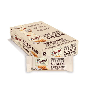 
                  
                    Paket 1 box Bob's Red Mill Peanut Butter Oats Bar 50gr all variant (isi 12pcs)
                  
                