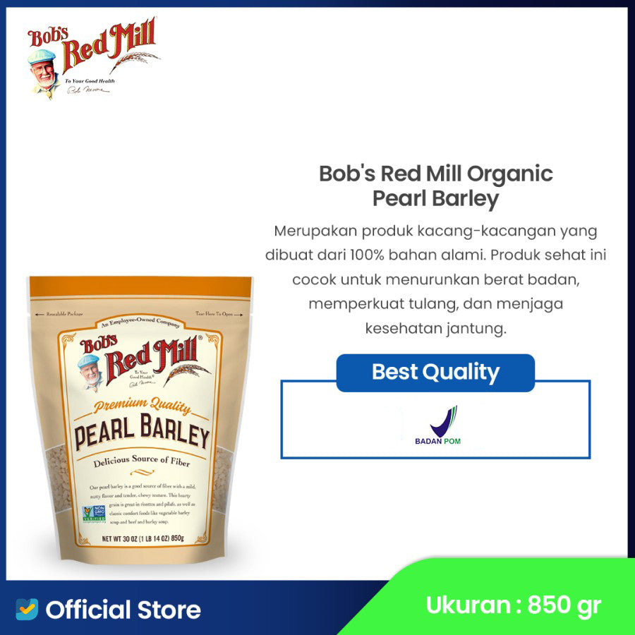 Bob's Red Mill Barley Mutiara 850gr