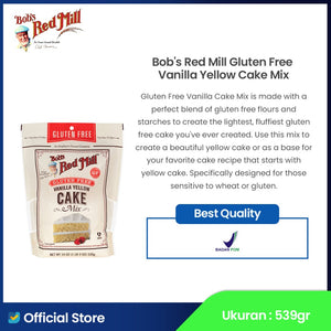 
                  
                    Bob’s Red Mill Gluten Free Vanilla Yellow Cake Mix 539 gr
                  
                