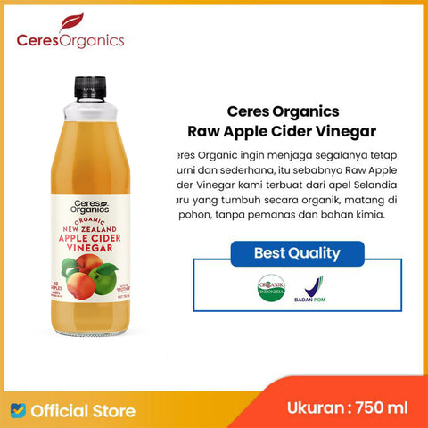 Ceres Cuka Apel Mentah Organik 750ml