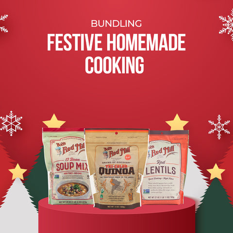Paket Gifting Natal Festive Homemade Cooking - Sup & Stew Base Kaya Protein & Serat untuk Hidangan Natal Hangat dan Mengenyangkan