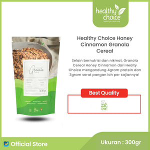 
                  
                    Healthy Choice Honey Cinnamon Granola Cereal 300gr
                  
                