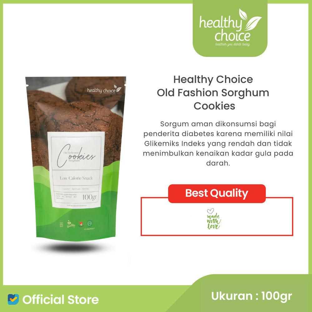 Healthy Choice Old Fashioned Sorghum Cookies 100gr