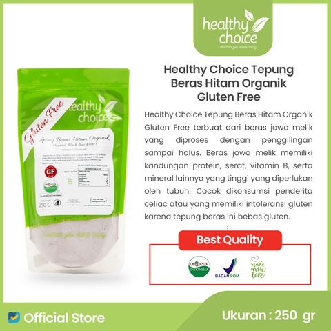Healthy Choice Tepung Beras Hitam Organik 250gr
