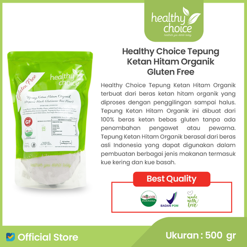 Healthy Choice Tepung Ketan Putih Organik 500gr