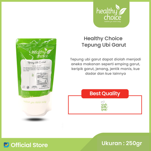 Healthy Choice Tepung Ubi Garut Natural 250 gr