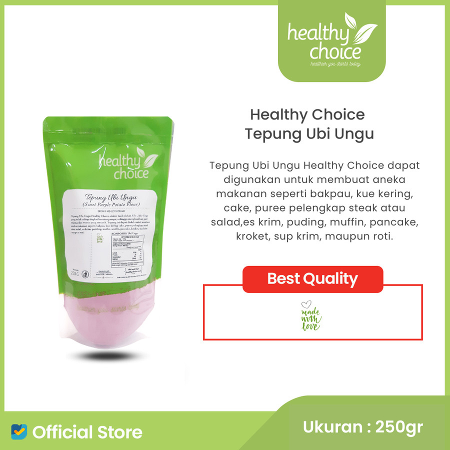 Healthy Choice Tepung Ubi Ungu Natural 250 gr
