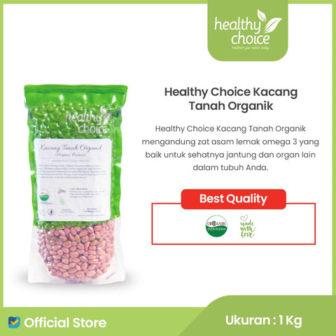 Healthy Choice Kacang Tanah Organik 1 kg