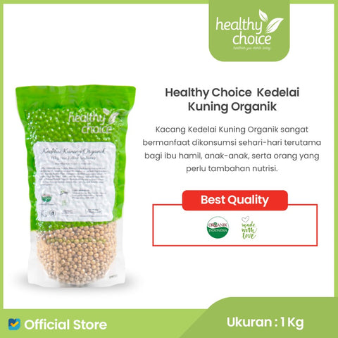 Healthy Choice Kedelai Kuning Organik 1kg