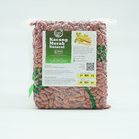 Lingkar Organik Kacang Merah Natural 500gr