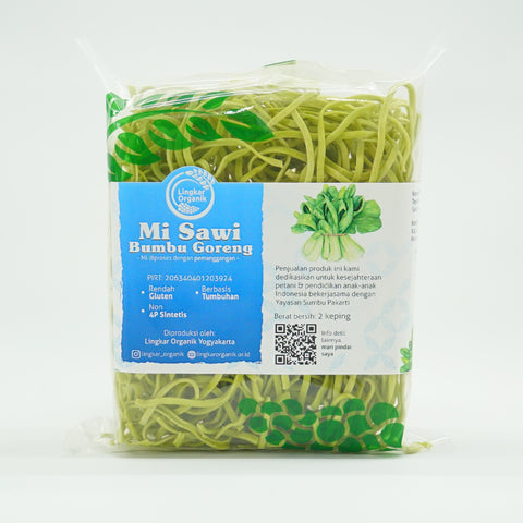 Lingkar Organik Mie Sayur Bumbu Sawi Natural  2 KEPING (200gr)