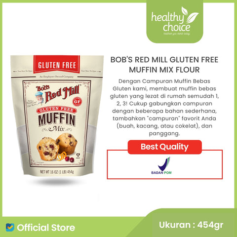 Bob's Red Mill Campuran Muffin Bebas Gluten 454 gr