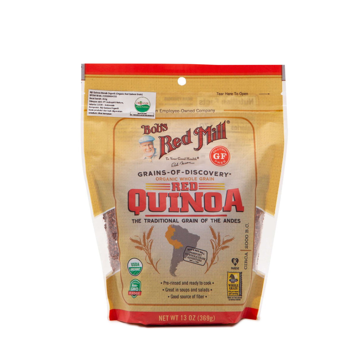 Bob's Red Mill Quinoa Organik Gandum Merah Utuh 369gr – Healthy Choice ID