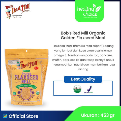 Bob's Red Mill Tepung Biji Rami Emas Organik 453gr