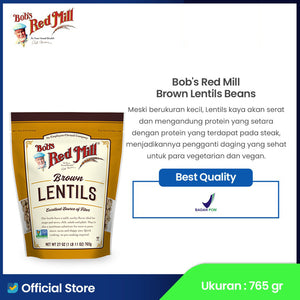 
                  
                    Bob's Red Mill Brown Lentils Organik 765gr
                  
                