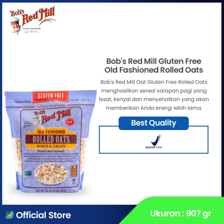 Bob's Red Mill GF Old Fashioned Rolled Oats 907gr