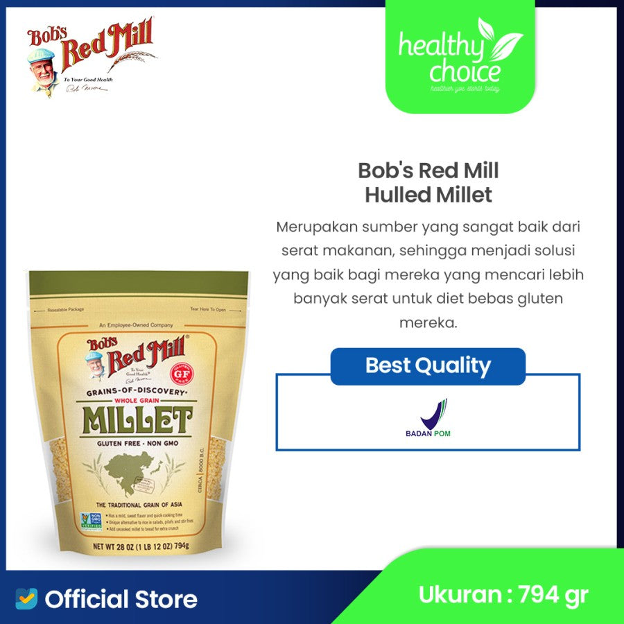 Bob's Red Mill Hulled Millet Whole Grain 794gr