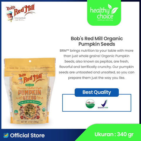 Bob's Red Mill Organic Pumpkin Seeds 340gr