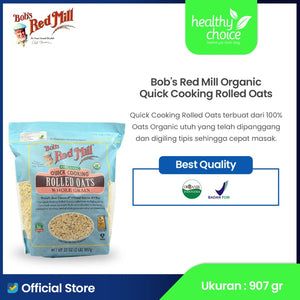 
                  
                    Bob's Red Mill Organic Quick Cooking Rolled Oats 907gr
                  
                