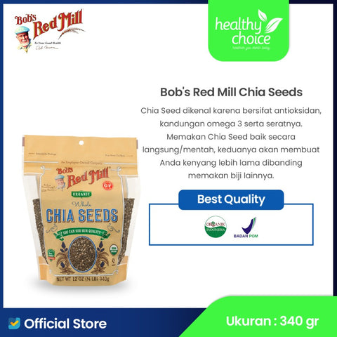 Bob's Red Mill Organic Whole Chia Seeds 340gr