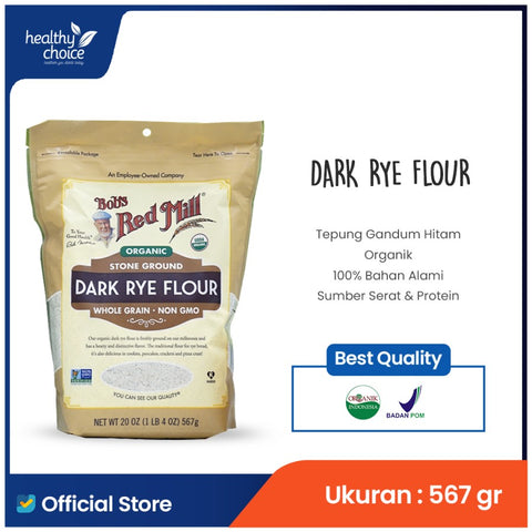 Bob's Red Mill Tepung Gandum Hitam Organik 623gr