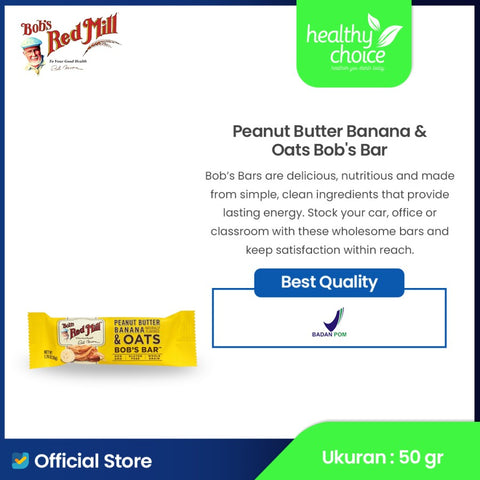Bob's Red Mill Peanut Butter Banana & Oats Bar 50gr