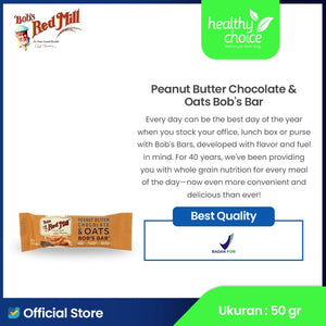 
                  
                    Bob's Red Mill Peanut Butter Chocolate & Oats Bar 50gr
                  
                