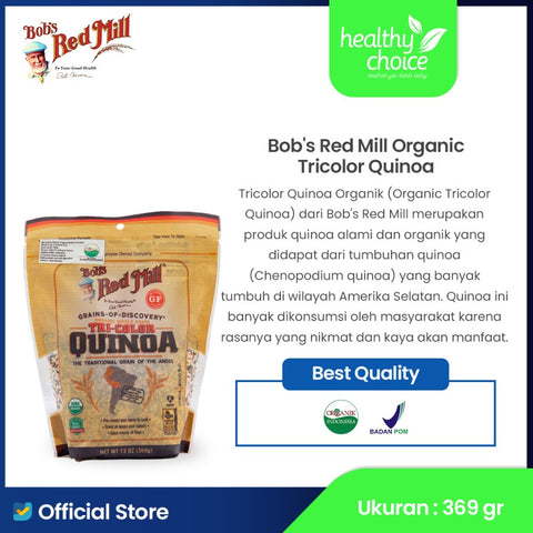 Bob's Red Mill Tricolor Quinoa Organik 369gr