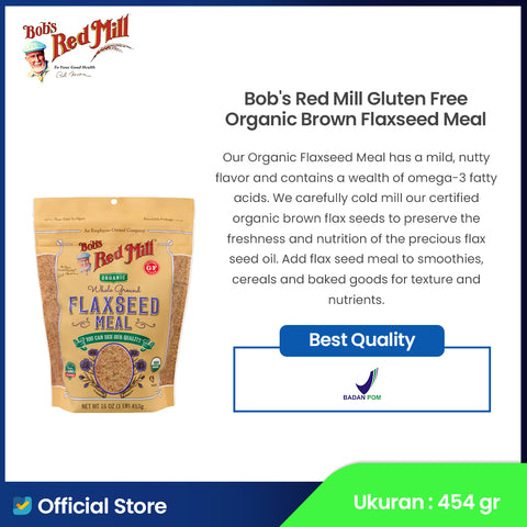 Bob's Red Mill Organic Brown Flaxseed Meal 454gr