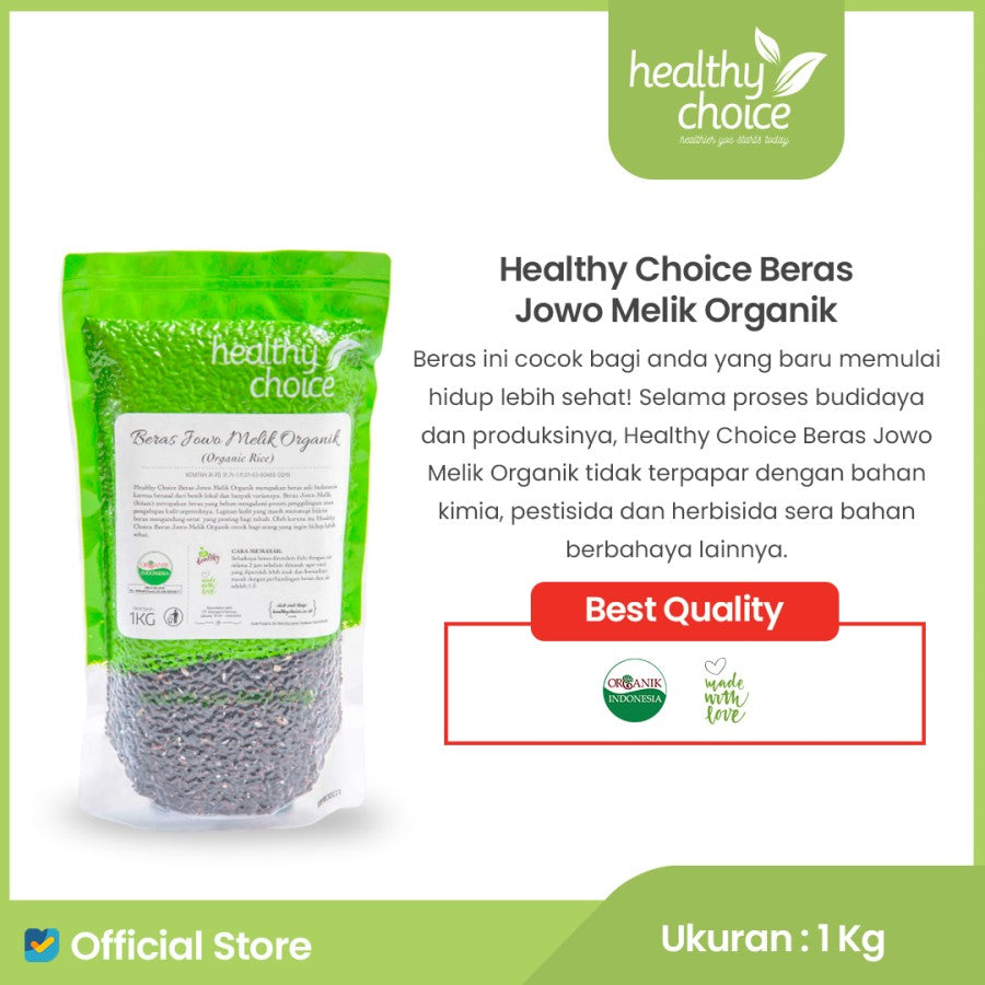 Healthy Choice Beras Jowo Melik Organik 1kg