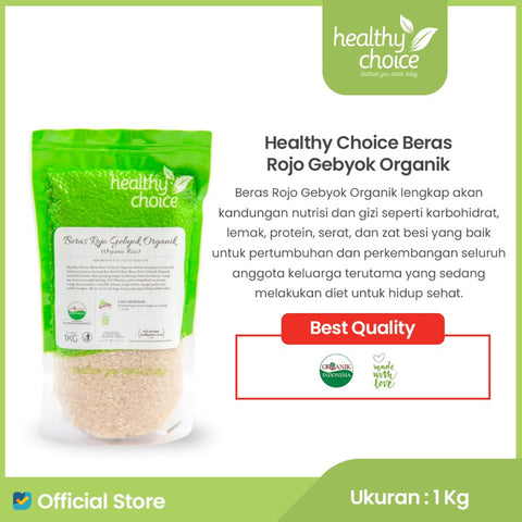 Healthy Choice Beras Rojo Gebyok Organik 1kg
