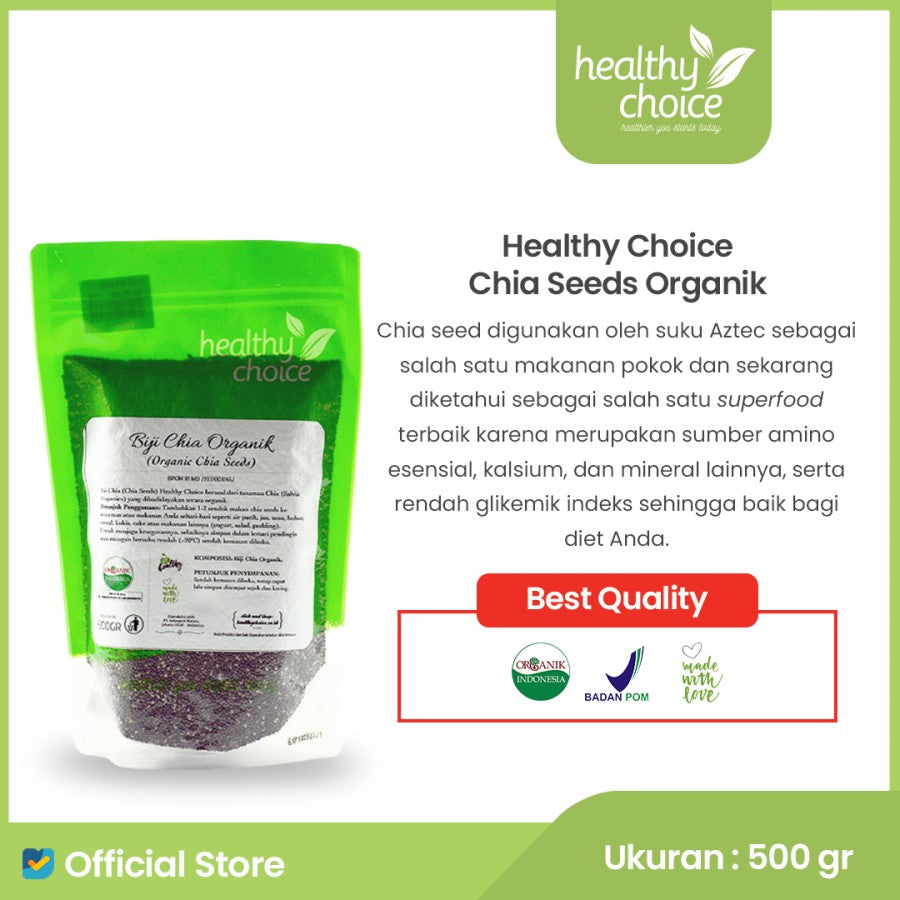 Healthy Choice Chia Seeds Organik 500gr