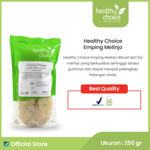 Healthy Choice Emping Melinjo Natural 250gr