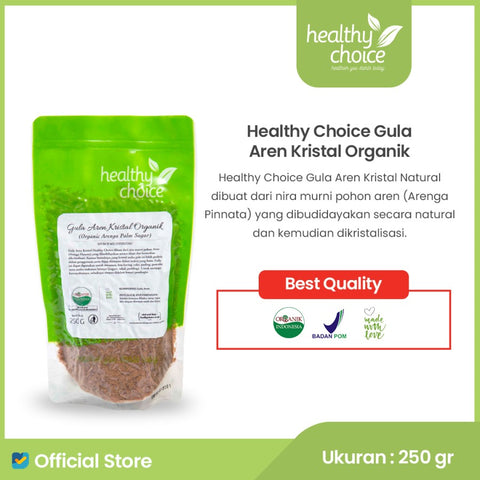Healthy Choice Gula Aren Kristal Organik 250gr