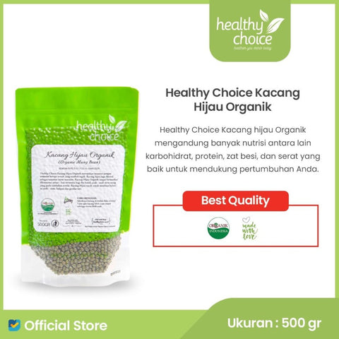 Healthy Choice Kacang Hijau Organik 500gr