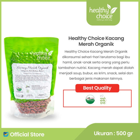 Healthy Choice Kacang Merah Organik 500gr