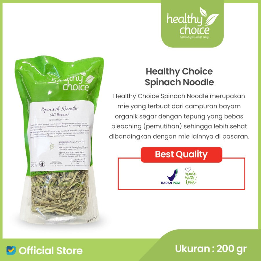 Healthy Choice Spinach Noodle 200gr