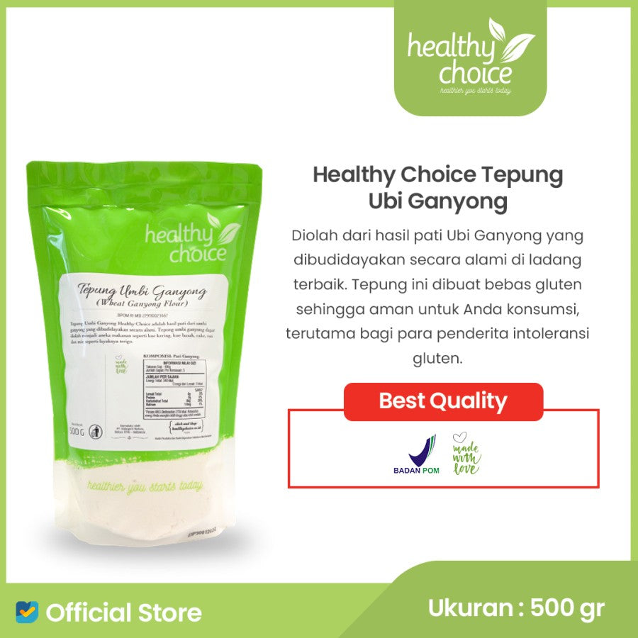 
                  
                    Healthy Choice Tepung Ubi Ganyong 500gr
                  
                