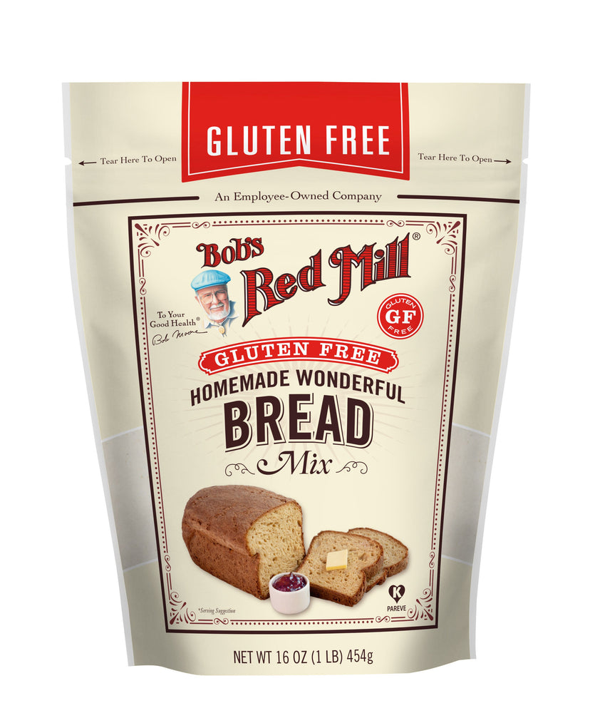
                  
                    Bob's Red Mill Gluten Free Homemade Wonderful Bread Mix 454gr
                  
                