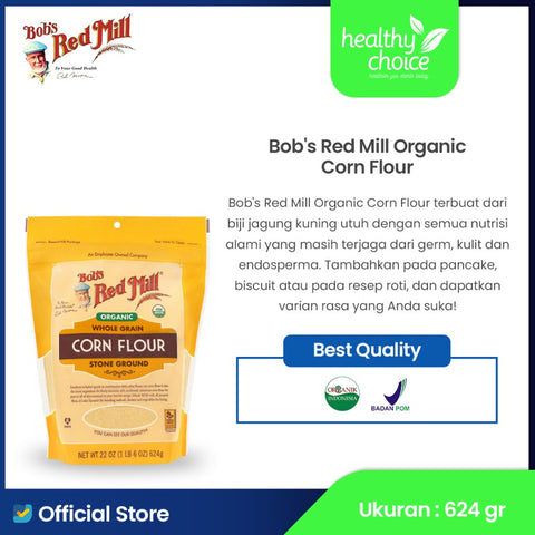 Bob's Red Mill Tepung Jagung Organik 624gr